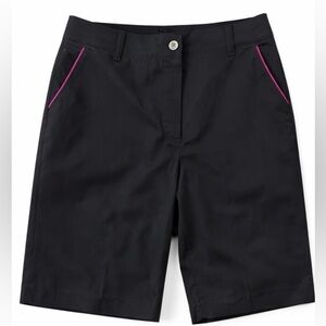 EP Pro Black Athletic Shorts with Pink Trim